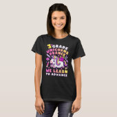 First Day of 3rd Grade, Back To School, Girl, Unic T-shirt (Voorkant volledig)