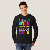 First Day Of Back To School Pre K Student Teacher  T-shirt (Voorkant volledig)