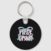 First Day Of First Grade Floral Bundle For Teacher Sleutelhanger (Voorkant)