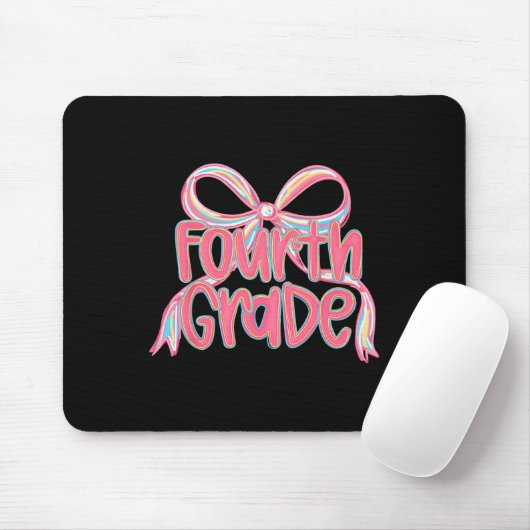 First Day Of Fourth Grade Floral Bundle For Teache Muismat (Met muis)