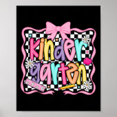 First Day Of Kindergarten Floral Bundle For Teache Poster (Voorkant)