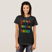 First Day Of Kindergarten Pray For My Teacher Back T-shirt (Voorkant volledig)