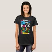 First Day Of Kindergarten Ready To Rock Kindergart T-shirt (Voorkant volledig)