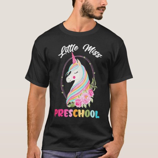 First Day Of Preschool Back To School Miss Prek Gi T-shirt (Voorkant)