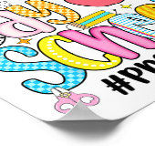 First Day Of Preschool Teacher Kid Boy Preppy Back Poster (Hoek)