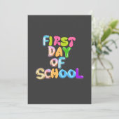 FIRST DAY OF SCHOOL, BACK TO SCHOOL GIFTS KAART (Staand voorkant)