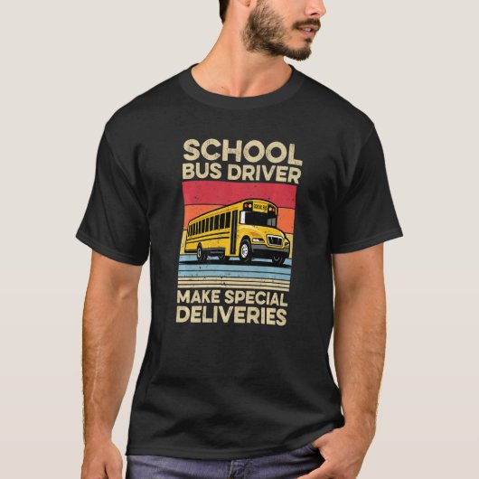 First Day Of School Bus Driver Men Women  Bus Driv T-shirt (Voorkant)