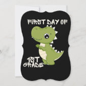 first day of school, first day of first grade kaart (Voorkant)