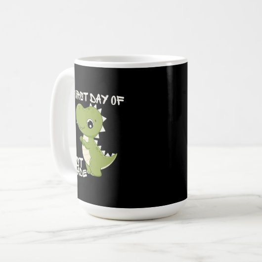 first day of school, first day of first grade koffiemok (Voorkant links)