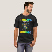 First Day of School Ninja Boys Kids Back to School T-shirt (Voorkant volledig)