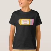 FIRST DAY OF SCHOOL SCHOOL TEACHERS PARENTS T-SHIRT (Voorkant)