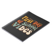First Day of School Vibes Back to School Gift Notitieboek (Linkerzijde)