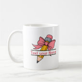 First day of school with options to personalize koffiemok (Links)