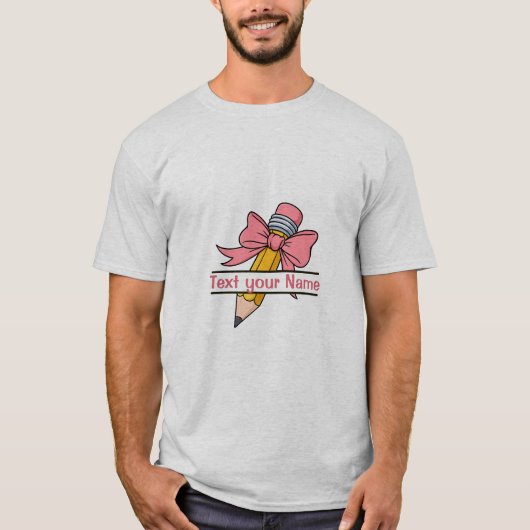 First day of school with options to personalize t-shirt (Voorkant)