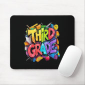 First Day Of Third Grade Floral Bundle For Teacher Muismat (Met muis)