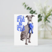 First Dog Italiaanse Greyhound Briefkaart (Staand voorkant)