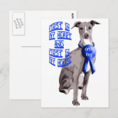 First Dog Italiaanse Greyhound Briefkaart (Voorkant / Achterkant)