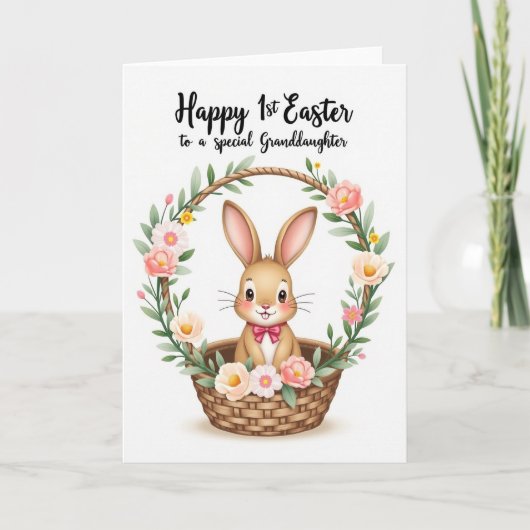 First Easter Granddaughter Card Kaart (Voorkant)