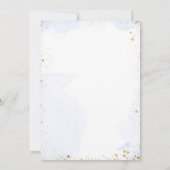 First Ever A Princess  Castle 1st Birthday Party Kaart (Achterkant)