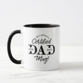 First Father’s Day Certified Dad Mug New Dad Gift Mok (Links)