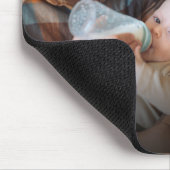 First Father’s Day Custom Photo Gift Best Dad Ever Muismat (Hoek)