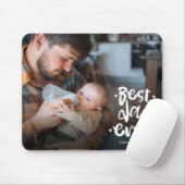 First Father’s Day Custom Photo Gift Best Dad Ever Muismat (Met muis)
