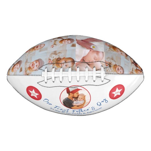 First Father’s Day Football Keepsake (Voorkant)