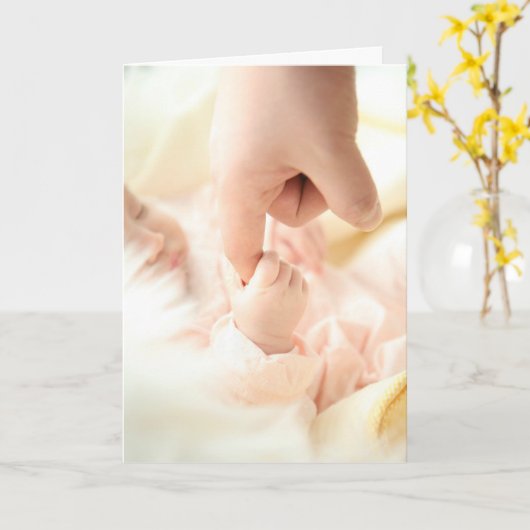 First Father's Day Card Kaart (Gele Bloem)