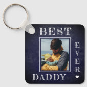 First Fathers Day New dad photoSleutelhanger Sleutelhanger (Voorkant)