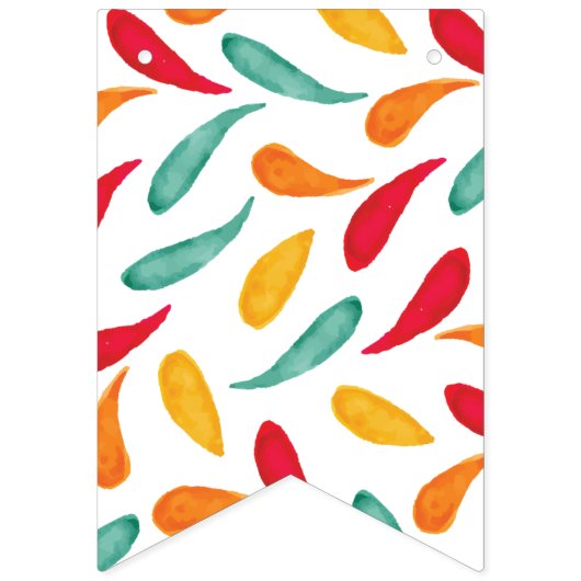 First Fiesta Birthday Bunting Banner (Tweede vlag)