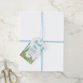 First Fiesta Boy Taco Bout a Party Cactus Birthday Cadeaulabel (Met Touw)
