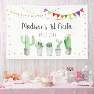 First Fiesta Cactus Birthday Spandoek