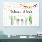 First Fiesta Cactus Birthday Spandoek (Beurs)