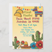 First Fiesta, Taco 'Bout One, 1st Birthday Kaart (Voorkant)
