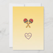 First Fiesta, Taco 'Bout One, 1st Birthday Kaart (Achterkant)