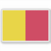 First flag of Andorra (1806–1866) Sticker (Voorkant)