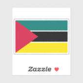 First flag of Mozambique (1974-1975) Sticker (Vel)