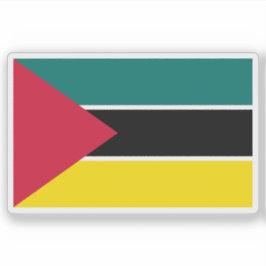 First flag of Mozambique (1974-1975) Sticker