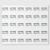 First Gangsta Rap Cadeaupapier (Vlak)