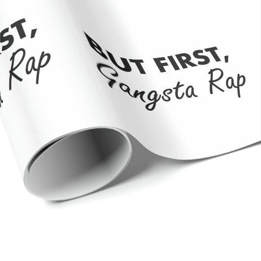 First Gangsta Rap Cadeaupapier (Rol Hoek)