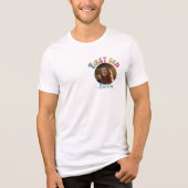 First Gen Retro Gepersonaliseerd Afstuderen cadeau Tri-Blend Shirt (Voorkant)