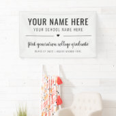 First Generation College Afstuderen Klasse 2022 Ba Spandoek (Insitu)