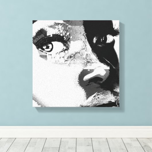 First Glance at the Familiar Canvas Afdruk (Insitu (Houten vloer))