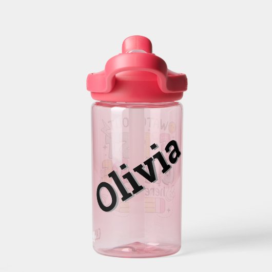 First Grade Flair: Ready to Shine! Waterfles (Achterkant)