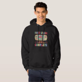 First Grade Level Complete Graduation Student Vide Hoodie (Voorkant volledig)