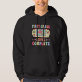 First Grade Level Complete Graduation Student Vide Hoodie (Voorkant)