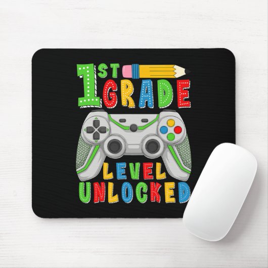 First Grade Level Unlocked Ck To School Gamer Boys Muismat (Met muis)