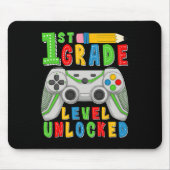First Grade Level Unlocked Ck To School Gamer Boys Muismat (Voorkant)