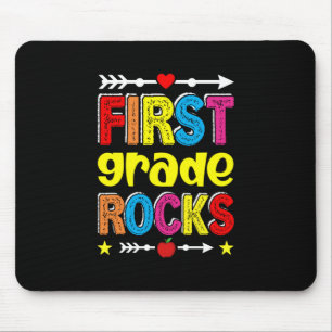First Grade Rock Terug naar school Muismat