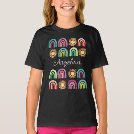 First Grade Squad Rainbow & Suns Terug naar school T-shirt